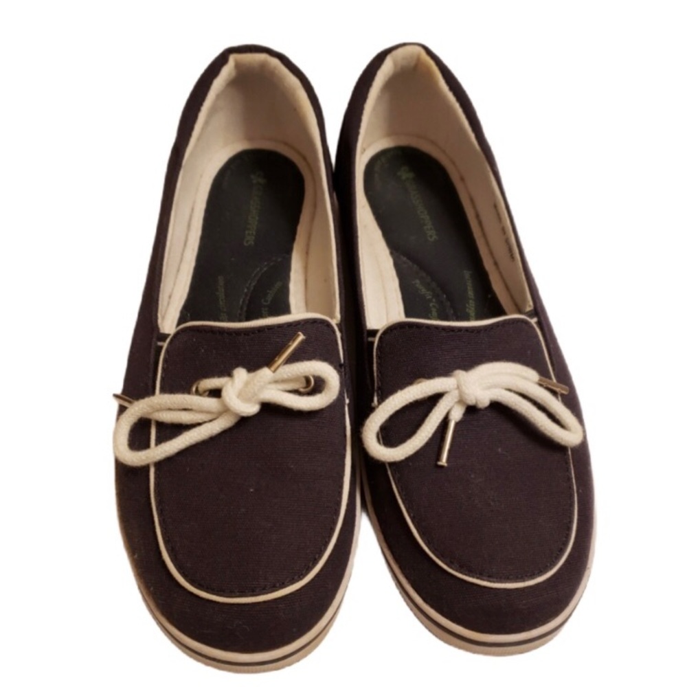 Grasshopper Navy Blue Loafers: size 6.5m